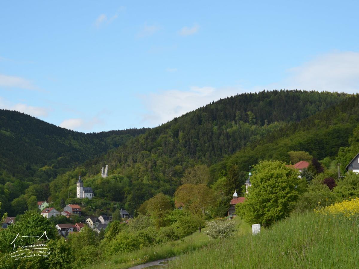 Die Triniushuette "Thueringens Schoenste Aussicht" Rauenstein Экстерьер фото
