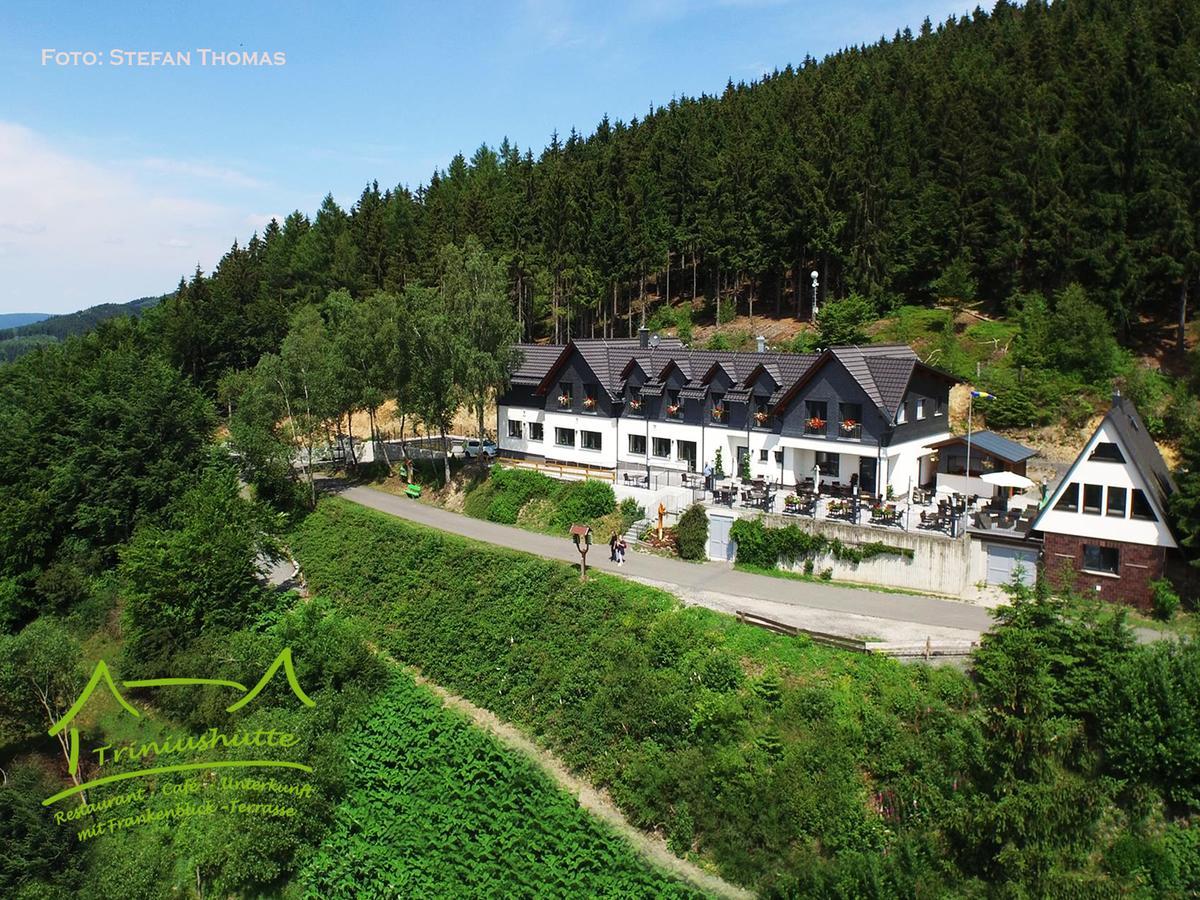 Die Triniushuette "Thueringens Schoenste Aussicht" Rauenstein Экстерьер фото
