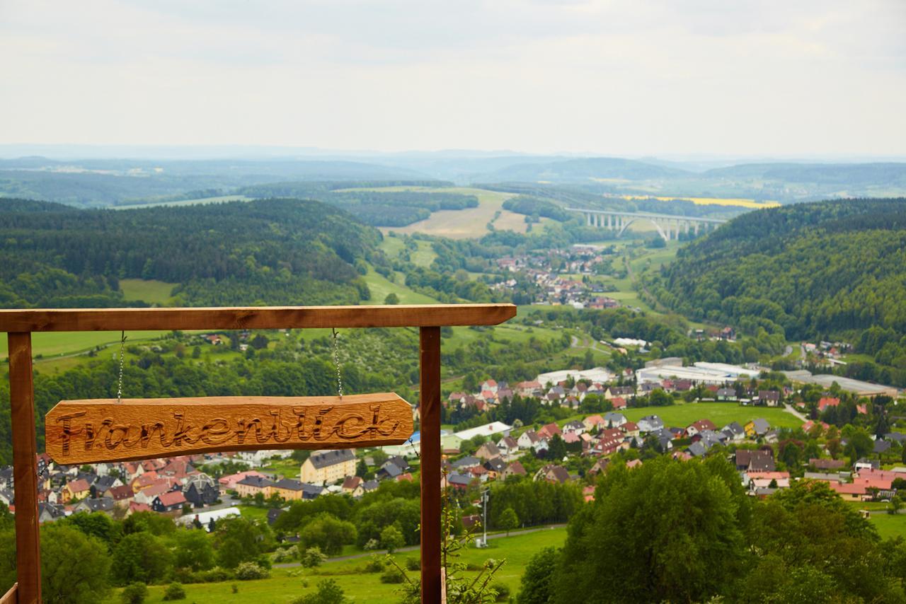Die Triniushuette "Thueringens Schoenste Aussicht" Rauenstein Экстерьер фото